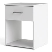 Space Bedside 1 Drawer – White – image 3