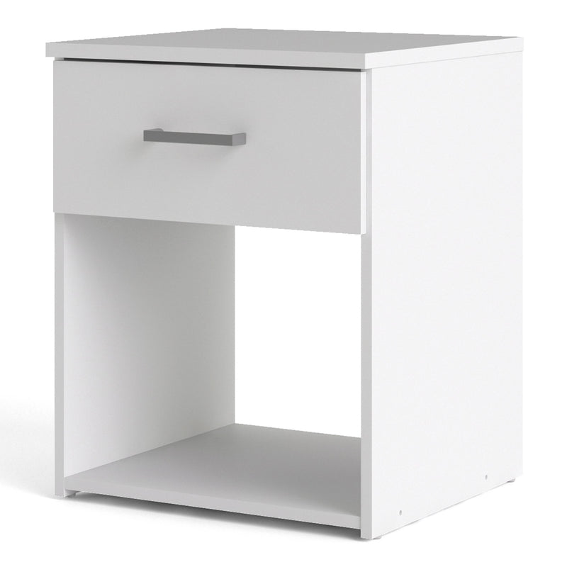 Space Bedside 1 Drawer – White – image 3