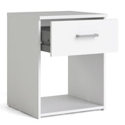 Space Bedside 1 Drawer – White – image 4