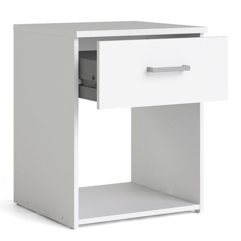 Space Bedside 1 Drawer – White – image 4