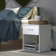Space Bedside 1 Drawer – White – image 5