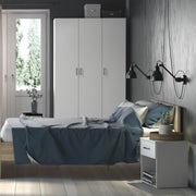 Space Bedside 1 Drawer – White – image 6