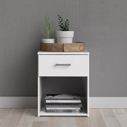 Space Bedside 1 Drawer – White – image 8