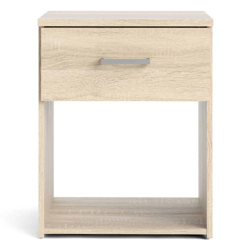 Space Bedside 1 Drawer – Oak – image 2
