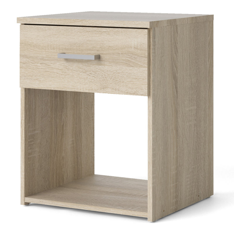 Space Bedside 1 Drawer – Oak – image 3
