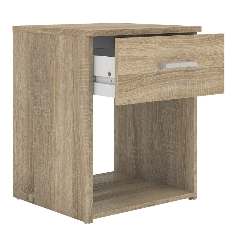 Space Bedside 1 Drawer – Oak – image 4