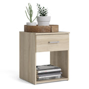 Space Bedside 1 Drawer – Oak – image 6