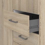 Space Wardrobe 2 Doors 3 Drawers 2000 – Oak – image 10