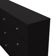 May Chest of 6 Drawers (3+3) – Black – image 8