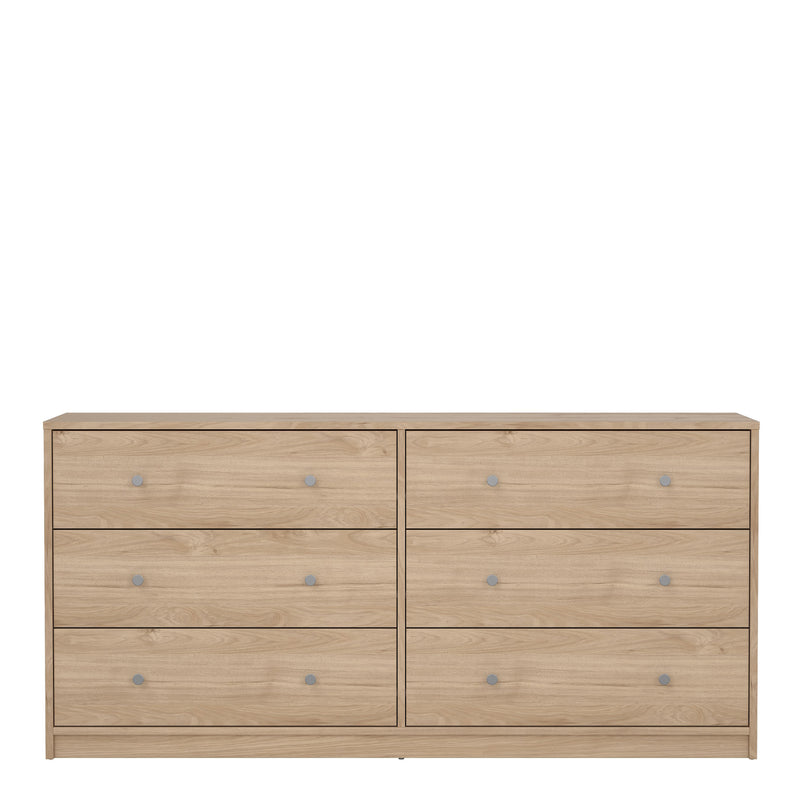 May Chest of 6 Drawers (3+3) – Hickory Oak – image 2