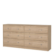 May Chest of 6 Drawers (3+3) – Hickory Oak – image 3