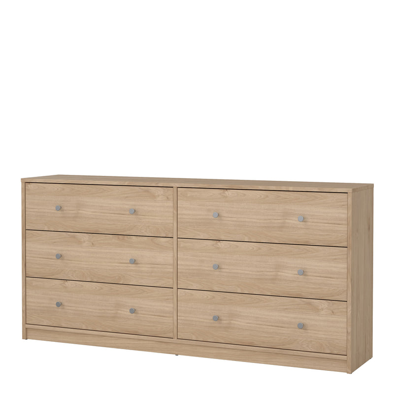 May Chest of 6 Drawers (3+3) – Hickory Oak – image 3