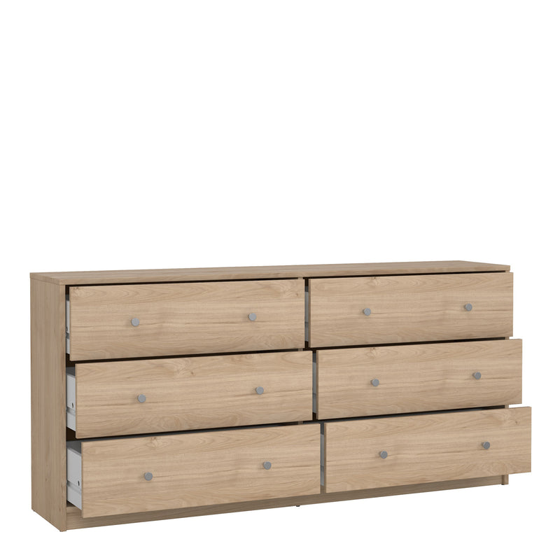 May Chest of 6 Drawers (3+3) – Hickory Oak – image 5