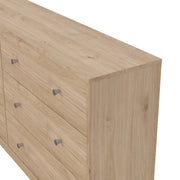 May Chest of 6 Drawers (3+3) – Hickory Oak – image 8