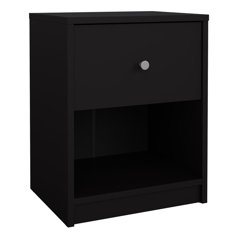 May Bedside 1 Drawer – Black – image 1