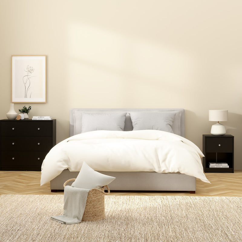 May Bedside 1 Drawer – Black – image 6