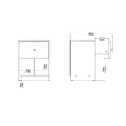 May Bedside 1 Drawer – Hickory Oak – image 11