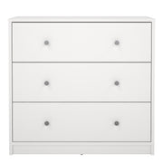 May Chest of 3 Drawers – White – image 2