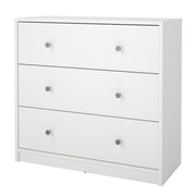 May Chest of 3 Drawers – White – image 3