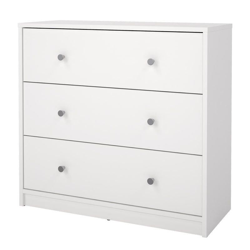 May Chest of 3 Drawers – White – image 3