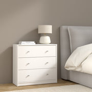 May Chest of 3 Drawers – White – image 7