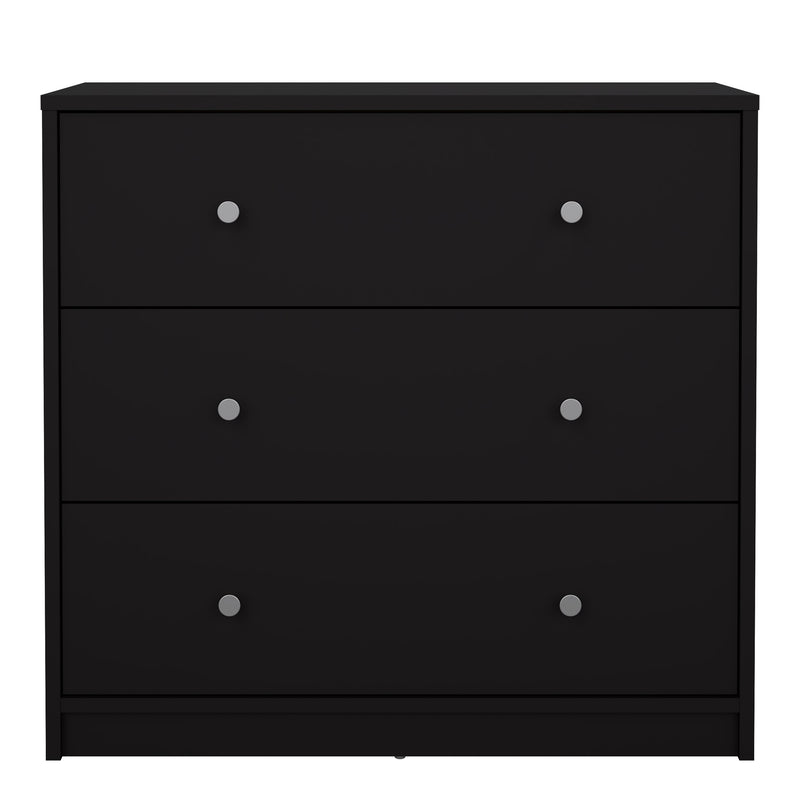 May Chest of 3 Drawers – Black – image 2