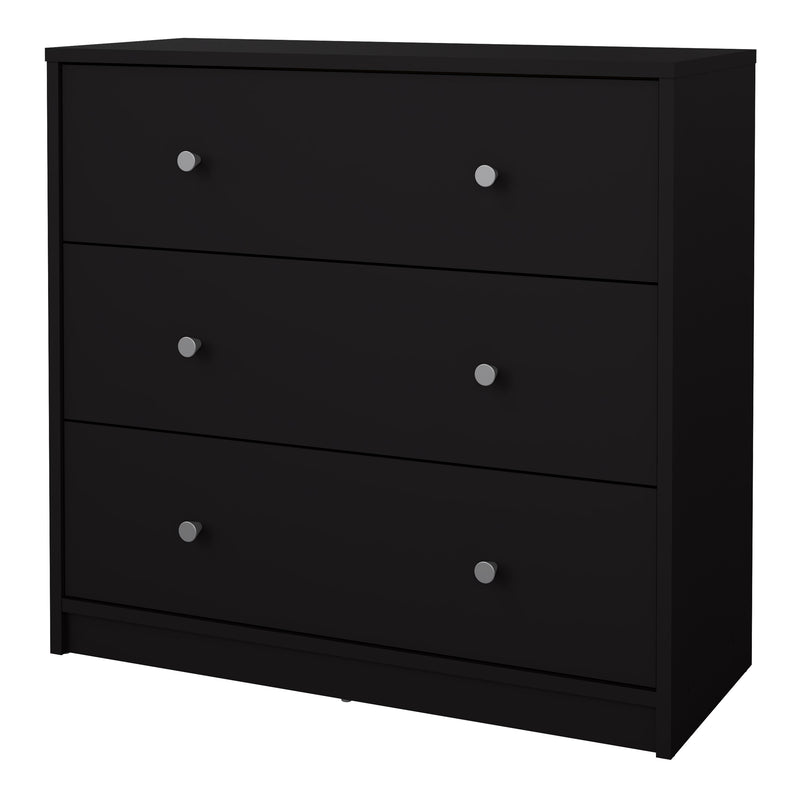 May Chest of 3 Drawers – Black – image 3