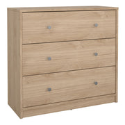 May Chest of 3 Drawers – Hickory Oak – image 1