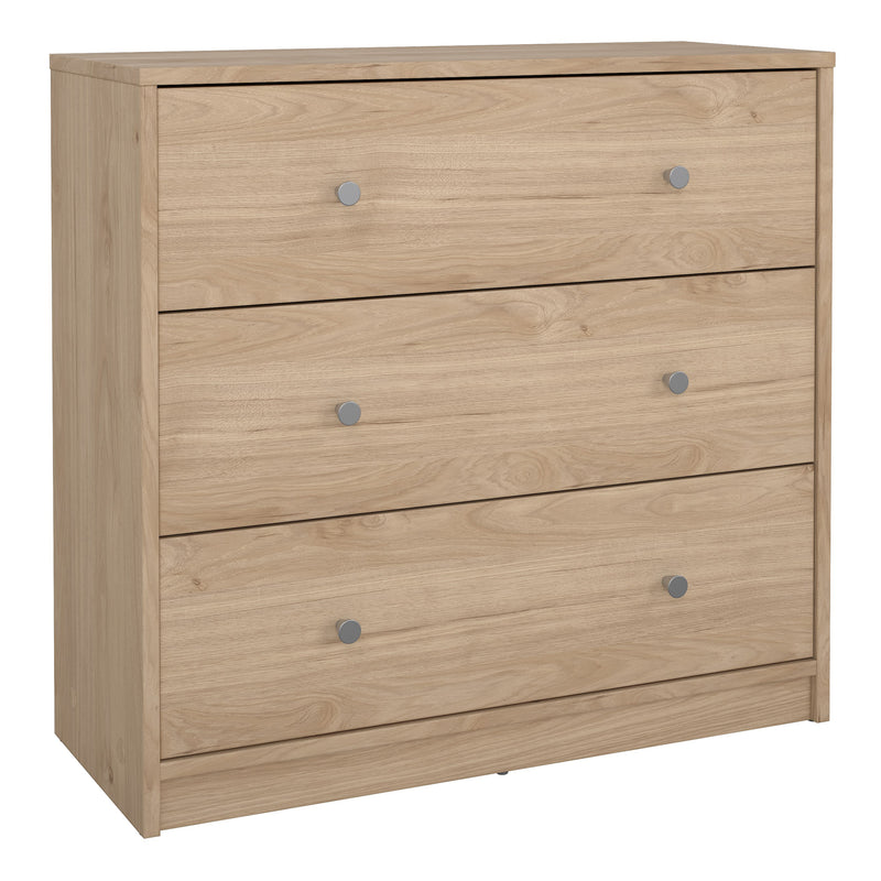 May Chest of 3 Drawers – Hickory Oak – image 1