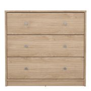 May Chest of 3 Drawers – Hickory Oak – image 2