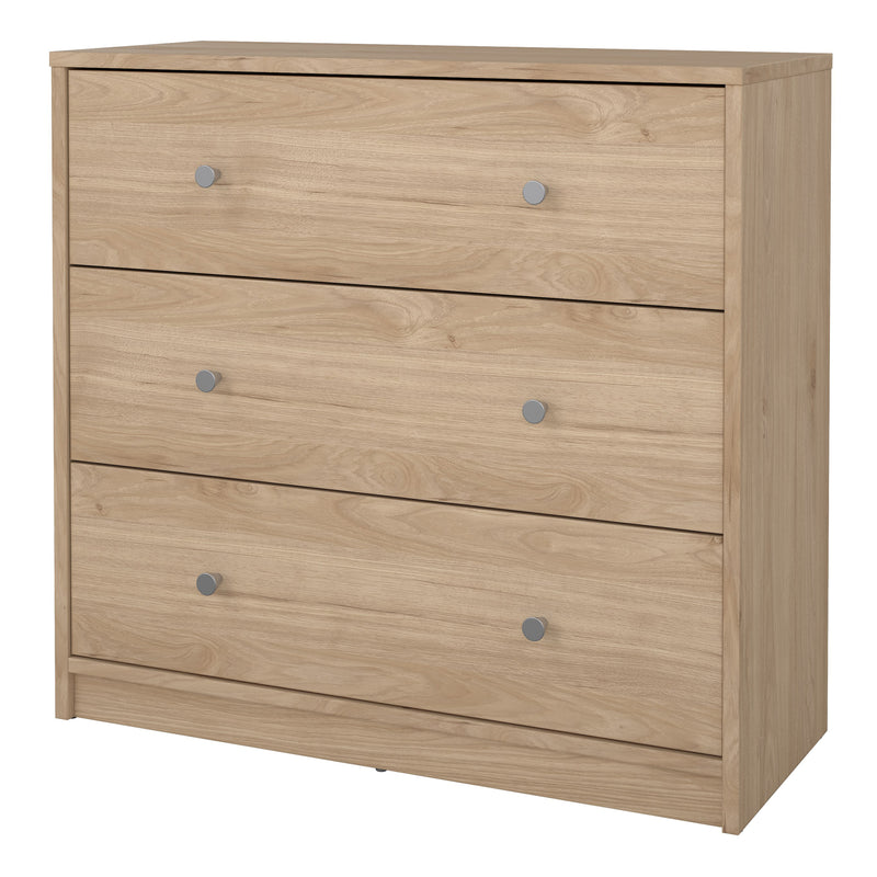 May Chest of 3 Drawers – Hickory Oak – image 3