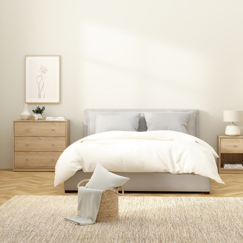 May Chest of 3 Drawers – Hickory Oak – image 6