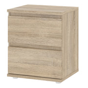 Nova Bedside 2 Drawer – Oak – image 3