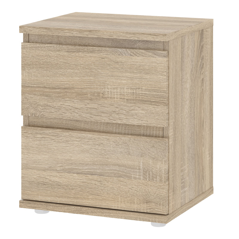 Nova Bedside 2 Drawer – Oak – image 3