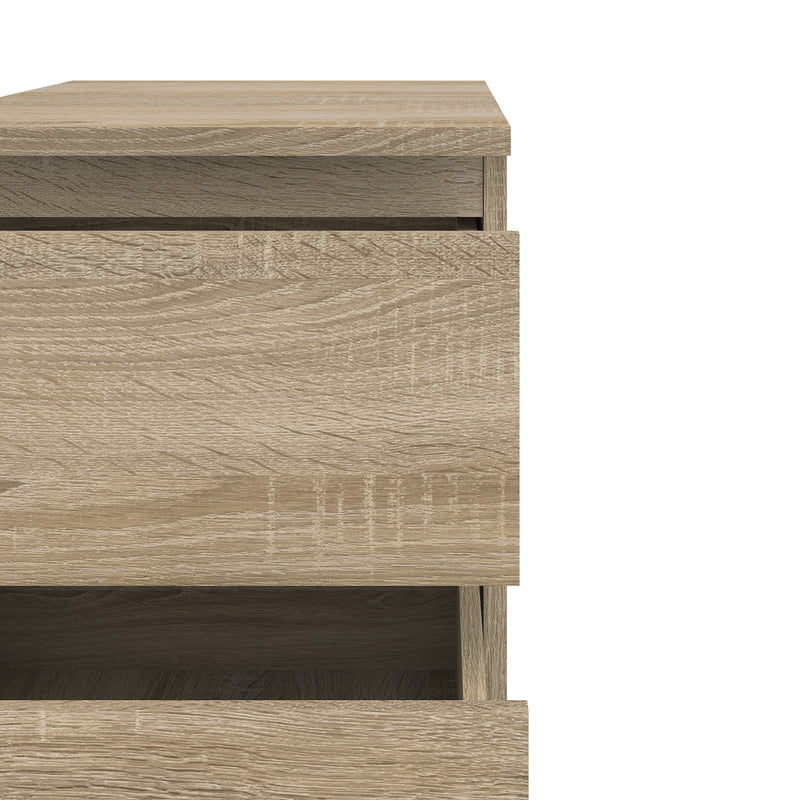 Nova Bedside 2 Drawer – Oak – image 5