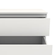 Nova Narrow Chest of 5 Drawers in White – image 4