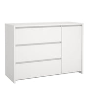 Next Sideboard with 1 door and 3 drawers Jackson – White – image 1