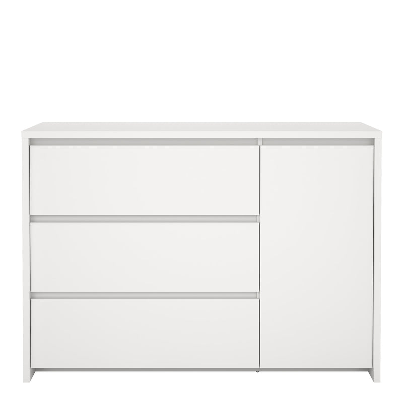 Next Sideboard with 1 door and 3 drawers Jackson – White – image 2