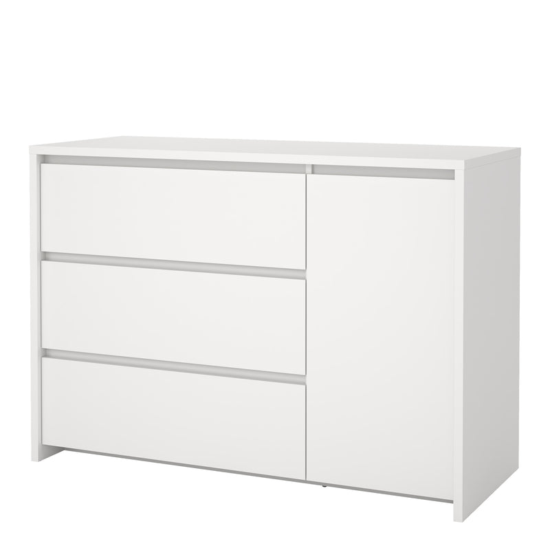 Next Sideboard with 1 door and 3 drawers Jackson – White – image 3