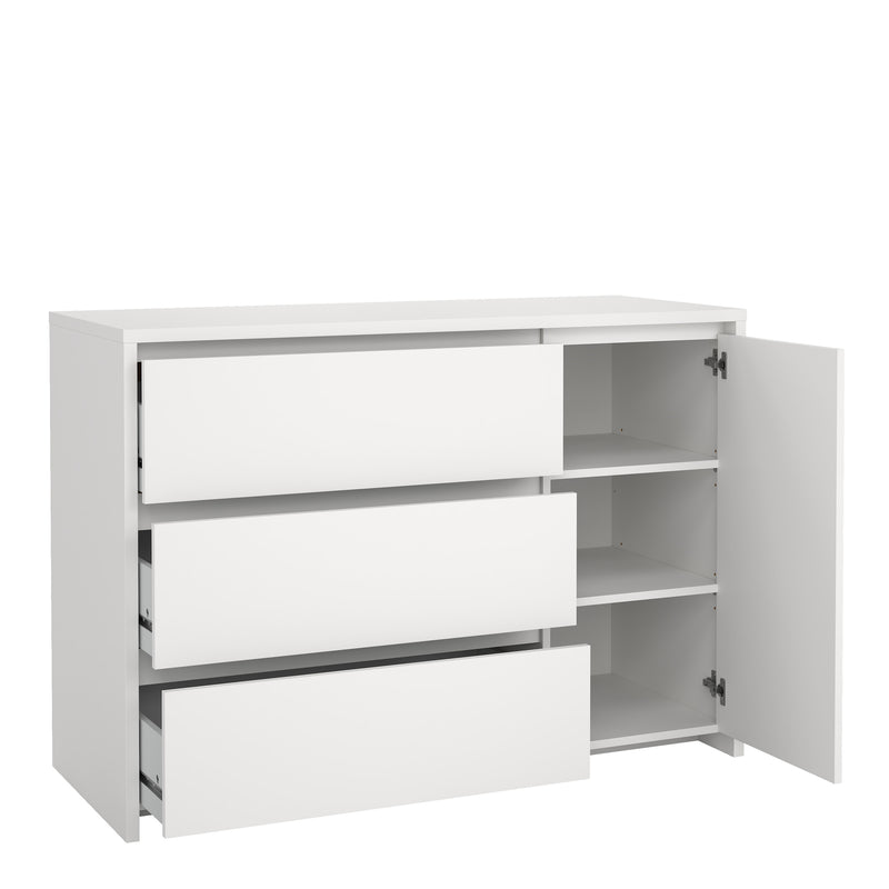 Next Sideboard with 1 door and 3 drawers Jackson – White – image 5