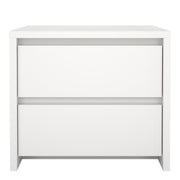 Next Nightstand 2 drawers Jackson – White – image 2