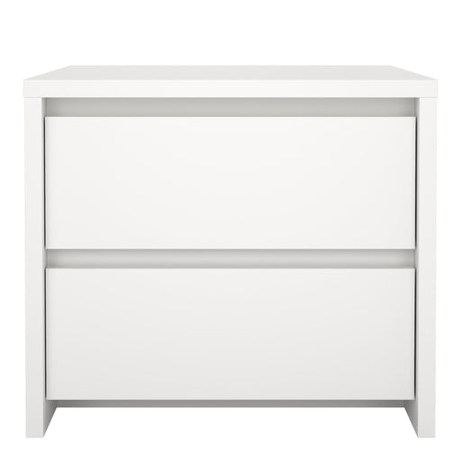 Next Nightstand 2 drawers Jackson – White – image 2