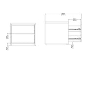 Next Nightstand 2 drawers Jackson – Hickory Oak – image 11