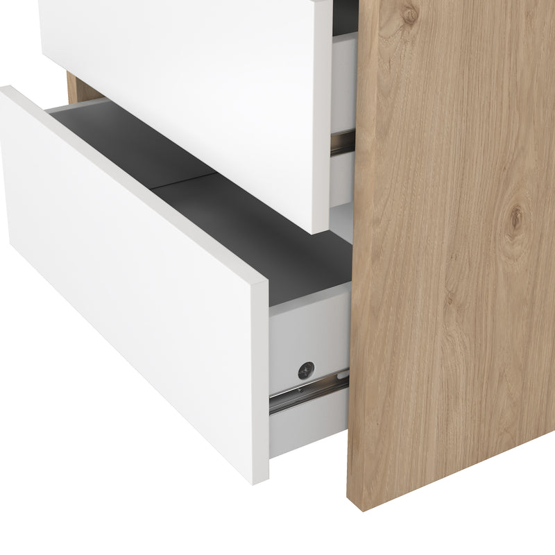 Next Nightstand 2 drawers Jackson – Hickory Oak – image 9