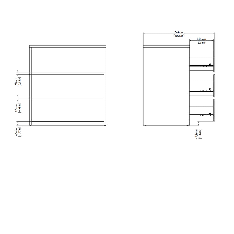 Next Chest 3 drawers Jackson – White – image 11