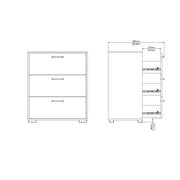 Sofia Chest 3 drawers Jackson – White – image 15
