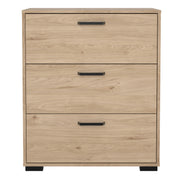 Sofia Chest 3 drawers Jackson – Hickory Oak – image 2