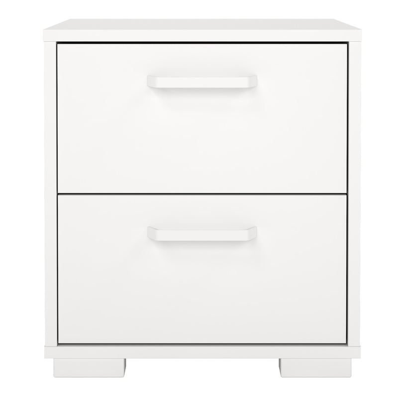 Sofia Nightstand 2 drawers Jackson – White – image 2