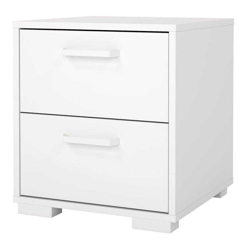 Sofia Nightstand 2 drawers Jackson – White – image 3