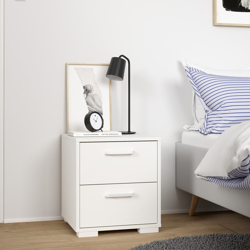 Sofia Nightstand 2 drawers Jackson – White – image 8